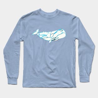 Minimalist Whale Long Sleeve T-Shirt